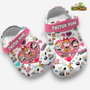 Personalized Clogs The Powerpuff Girls Cry Baby Cute Slippers For Kids & Adults - Image 3