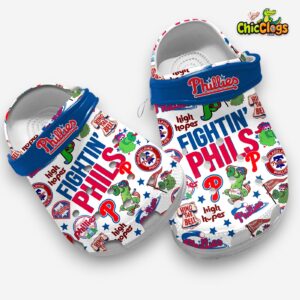 Philadelphia Phillies MLB Baseball Team Sport Crocs For Kids & Adults - Image 2