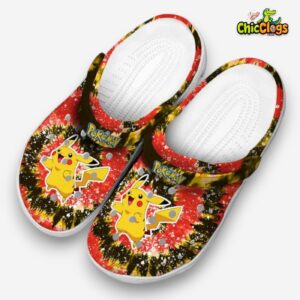 Pikachu Pokemon Radiant Burst Effect Classic Crocs - Image 2