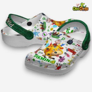 Pikmin 4 Nintendo Switch Game 3D Printed Classic Crocs Shoes - Image 2
