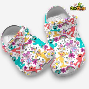 Quirky The Muppet Show Colorful Cartoon 3D Printed Classic Crocs Shoes - Image 3