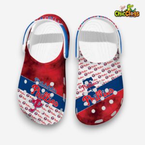 Red October Philadelphia Phillies Baseball Team Crocs For Kids & Adults - Image 2