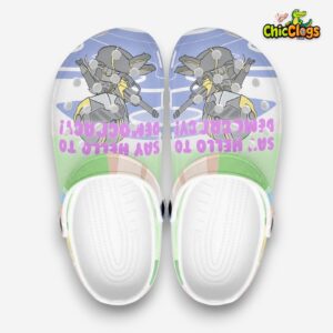 Say Hello Demo Cracy Cute Robot Classic Crocs - Image 4