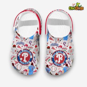Soft & Comfortable Clogs Philadelphia Phillies MLB Baseball Slippers - Image 2