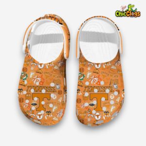 Soft & Comfortable Tennessee Volunteers Orange Crocs For Kids & Adults - Image 1