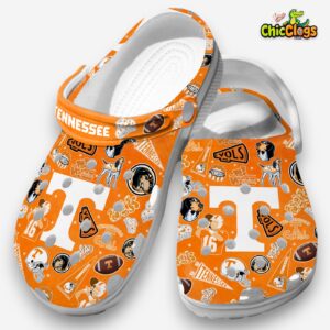 Soft & Durable Tennessee Volunteers Orange Clogs Shoes For Kids & Adults - Image 2