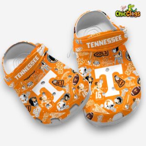 Soft & Durable Tennessee Volunteers Orange Clogs Shoes For Kids & Adults - Image 3