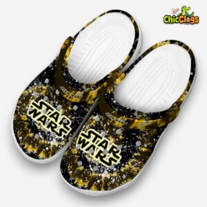 Star Wars Radiant Burst Effect 3D Printed Classic Crocs Shoes - Image 2