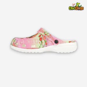Strawberry Shortcake Starbucks 3D Printed Classic Crocs Shoes - Image 2