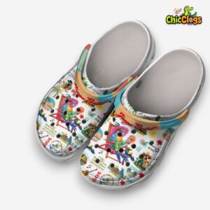 Stylish & Comfortable Jimmy Buffett Colorful Music Clogs Shoes - Image 2