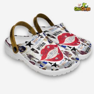 Stylish White Slippers Hamilton Musical Movie 3D Printed Classic Crocs Shoes - Image 1