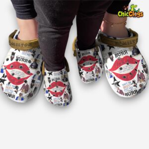Stylish White Slippers Hamilton Musical Movie 3D Printed Classic Crocs Shoes - Image 3