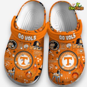 Tennessee Volunteers Orange Clogs Shoes For Kids & Adults - Image 3