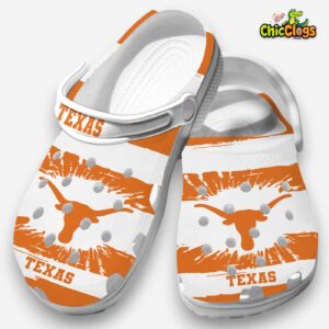 Texas Longhorns NCAA Sport Team Clogs Shoes - Image 2