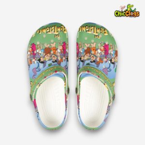 The Flintstones Family Cartoon 3D Printed Classic Crocs Shoes - Image 4